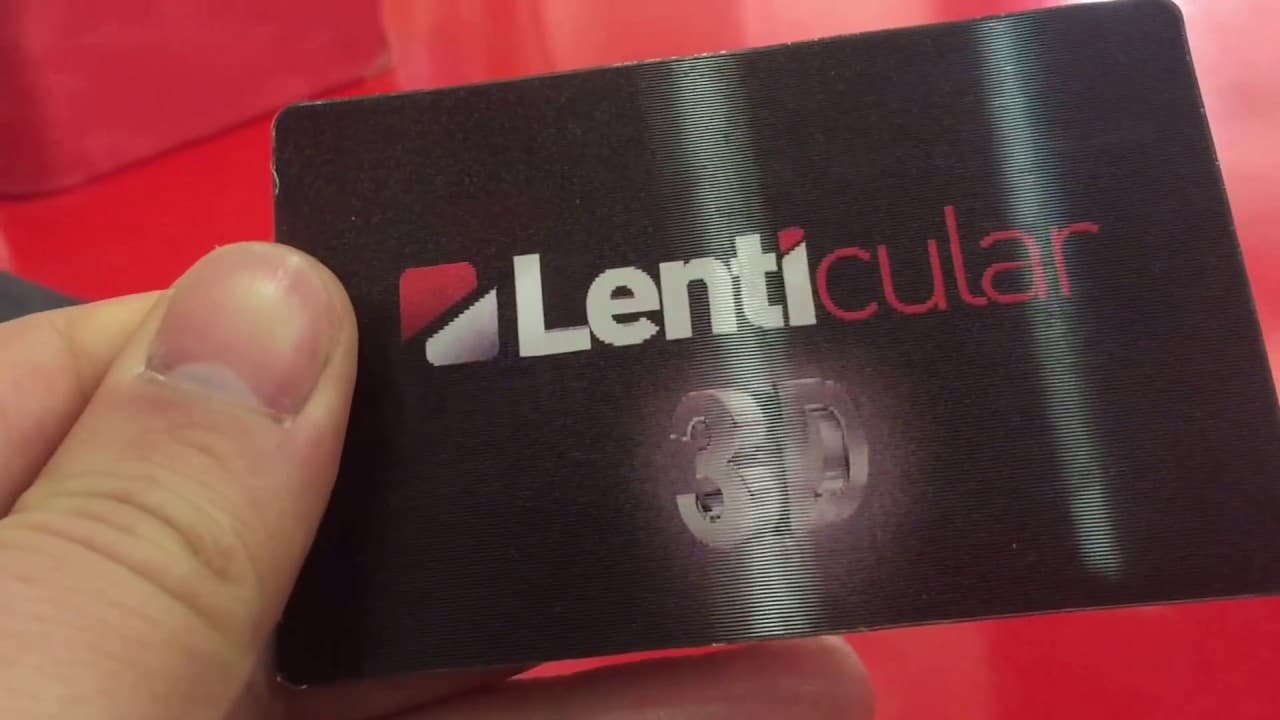 Lenticular kartvizit - Flip