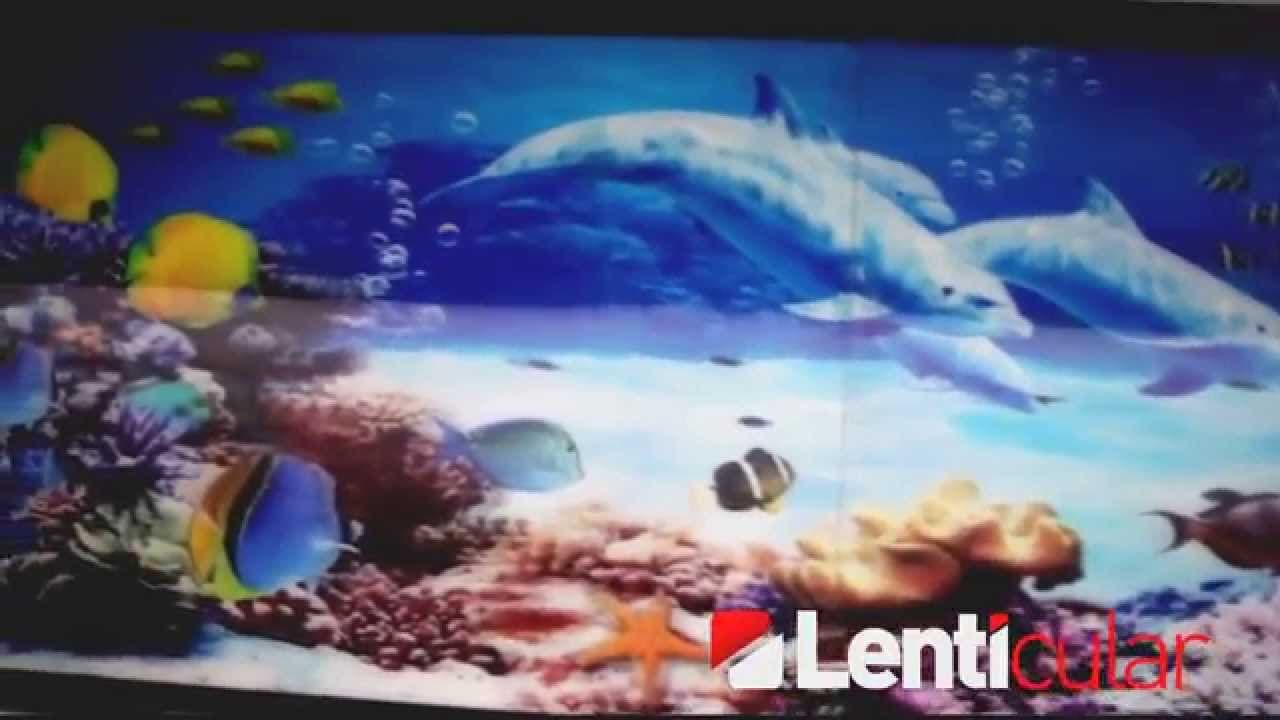 Akvaryum mutfak tezgah arası - 3D